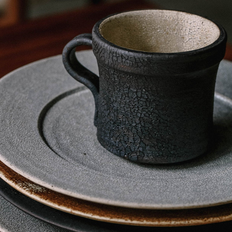 Mishim Pottery | Fractal rim plate S (hibi)