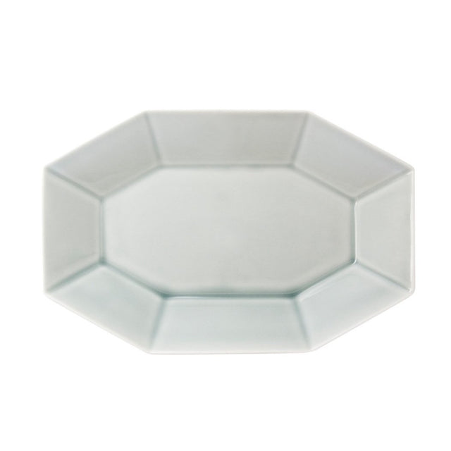 小田陶器 | Octagon Plate-Grey