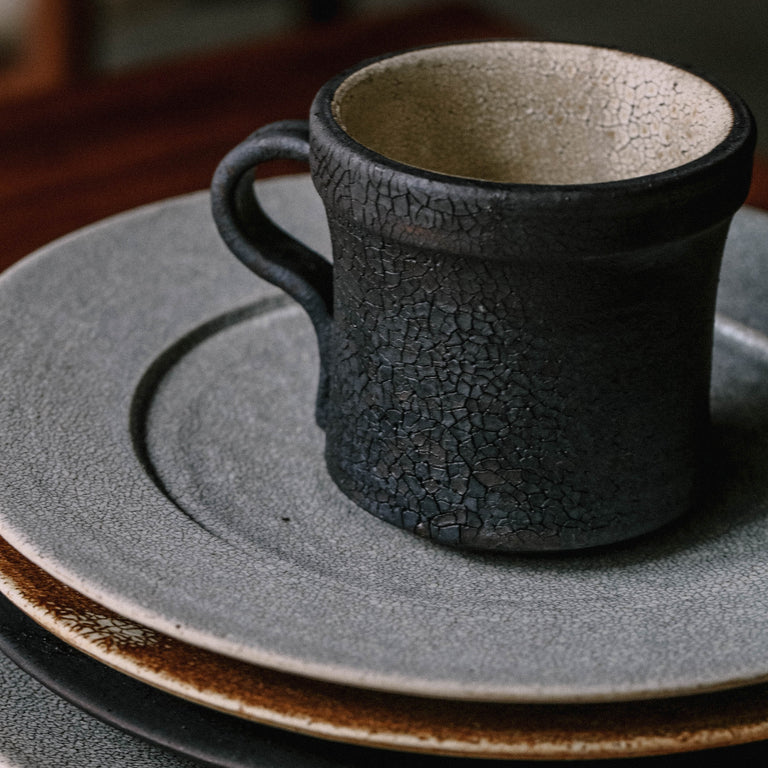 Mishim Pottery | Fractal rim plate M (hibi)