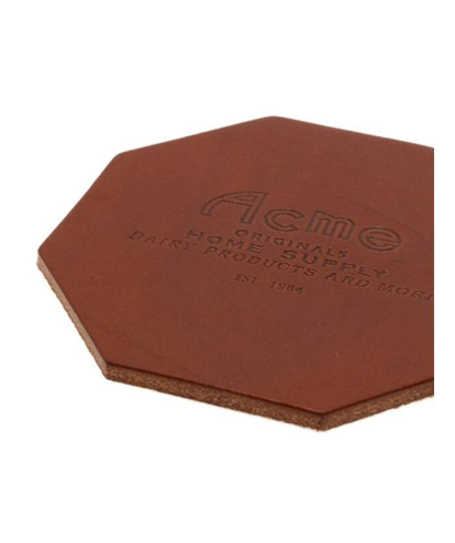 ACME | LEATHER COASTER