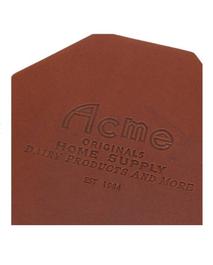 ACME | LEATHER COASTER