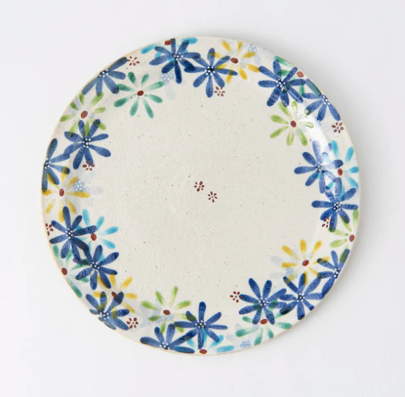虚空蔵窯 | Blue Flower Party Round Dinner Plate