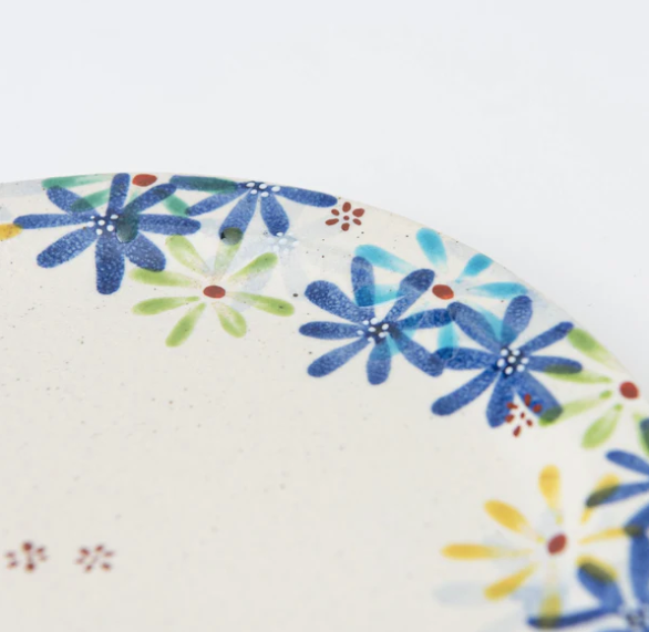 虚空蔵窯 | Blue Flower Party Round Dinner Plate