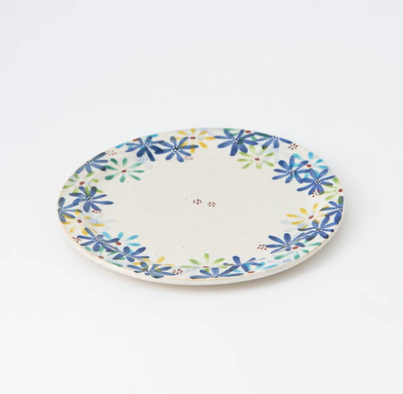 虚空蔵窯 | Blue Flower Party Round Dinner Plate