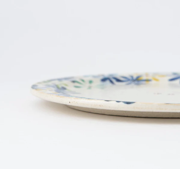 虚空蔵窯 | Blue Flower Party Round Dinner Plate