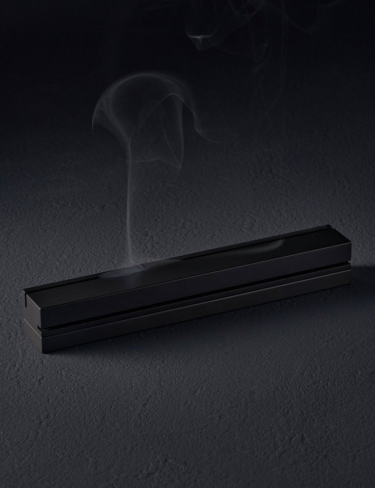 Efu Black Incense Holder -L