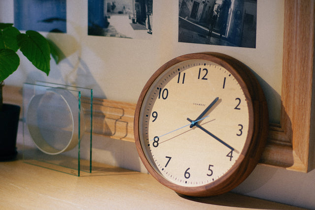 INTERZERO | DROP Clock Walnut