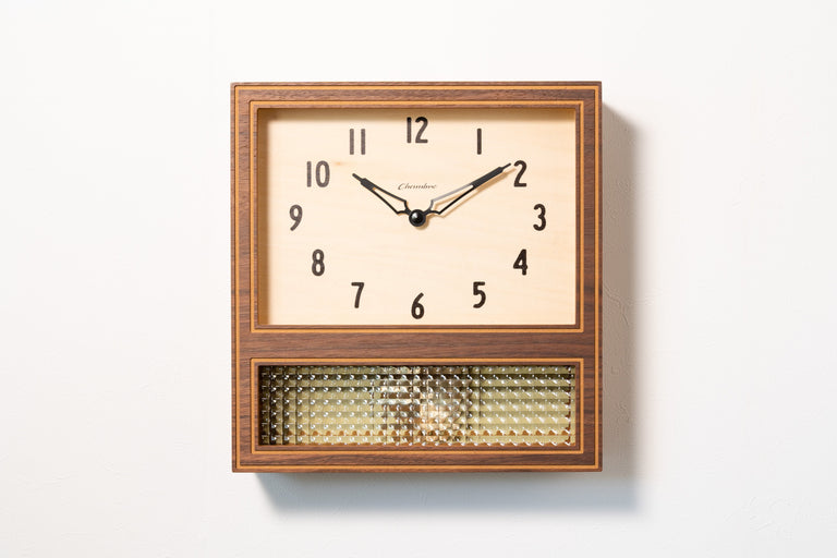 INTERZERO | COURT PENDULUM Clock Walnut