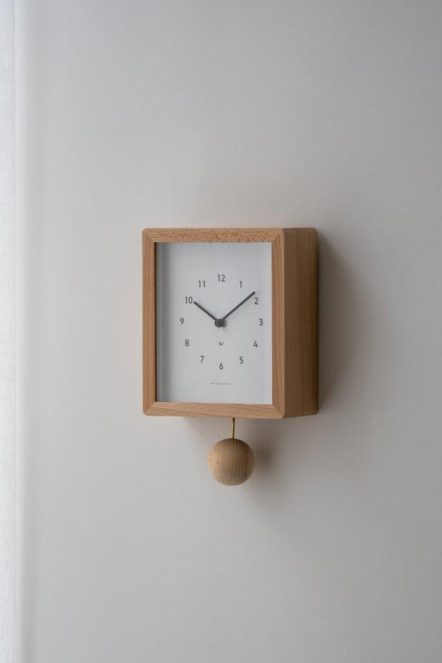 INTERZERO | BLANC Clock Natural