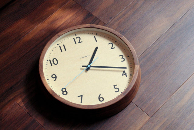 INTERZERO | DROP Clock Walnut