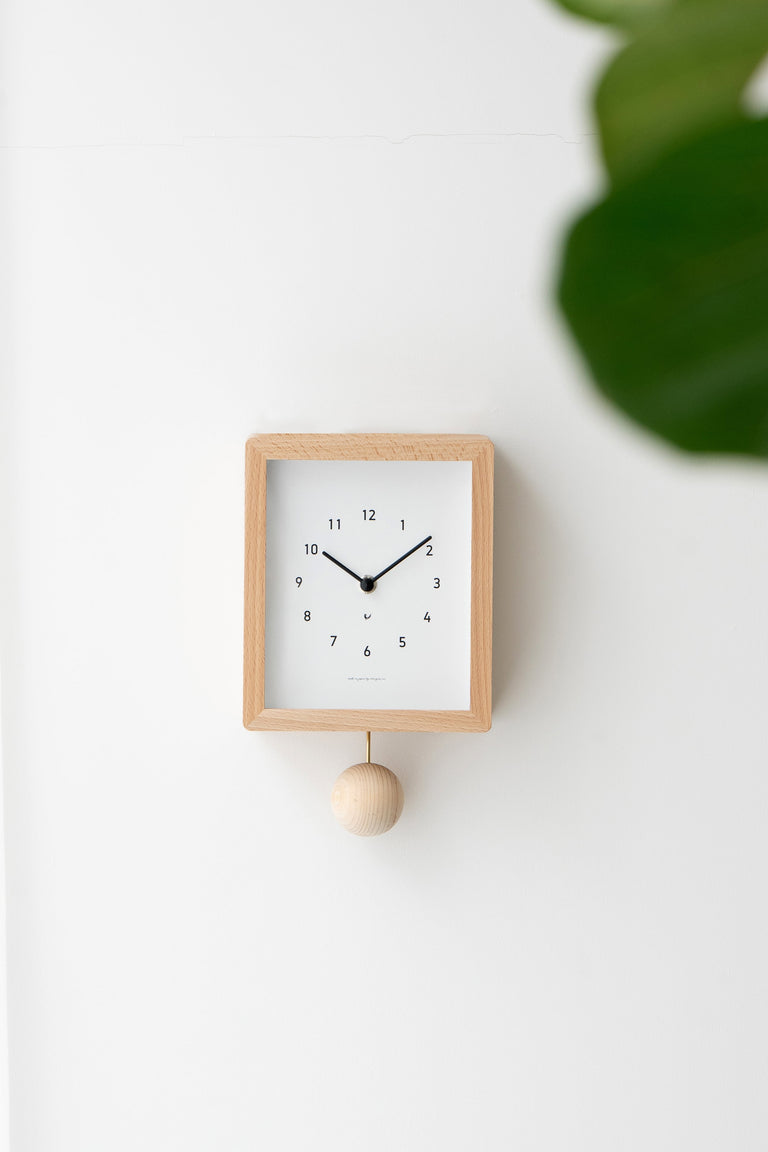 INTERZERO | BLANC Clock Natural