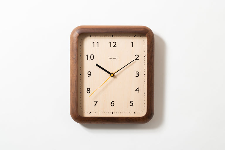 INTERZERO | BOOK Clock Walnut