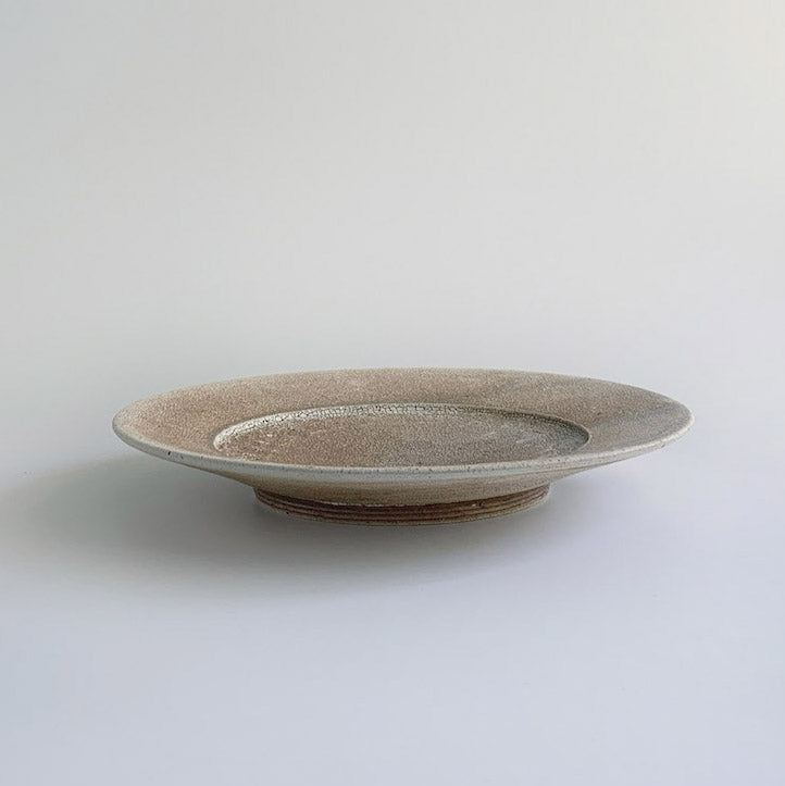 Mishim Pottery | Fractal rim plate S (sabi)