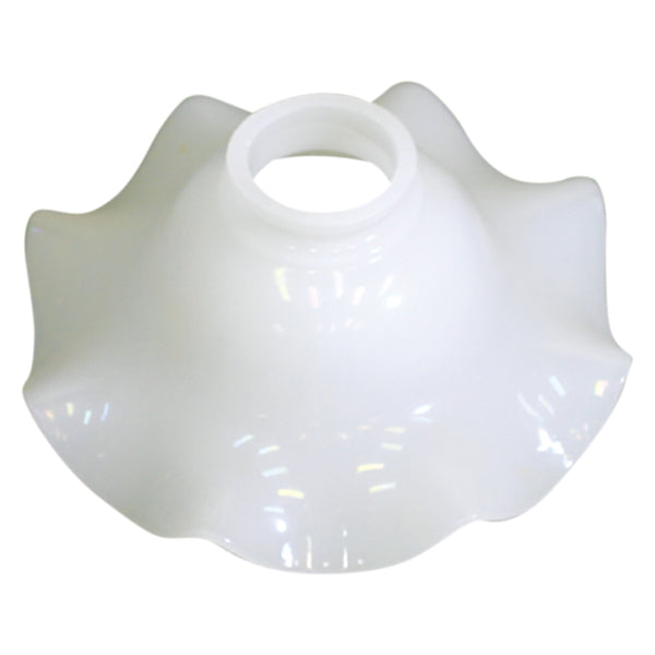 AXCIS,INC. | Milk Glass Lamp Shade Wave-M