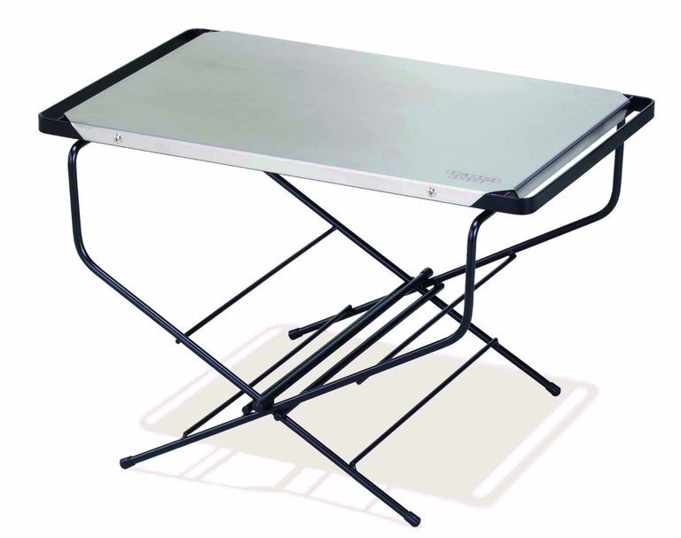 (In stock) FIRE SIDE TABLE STAINLESS TOP
